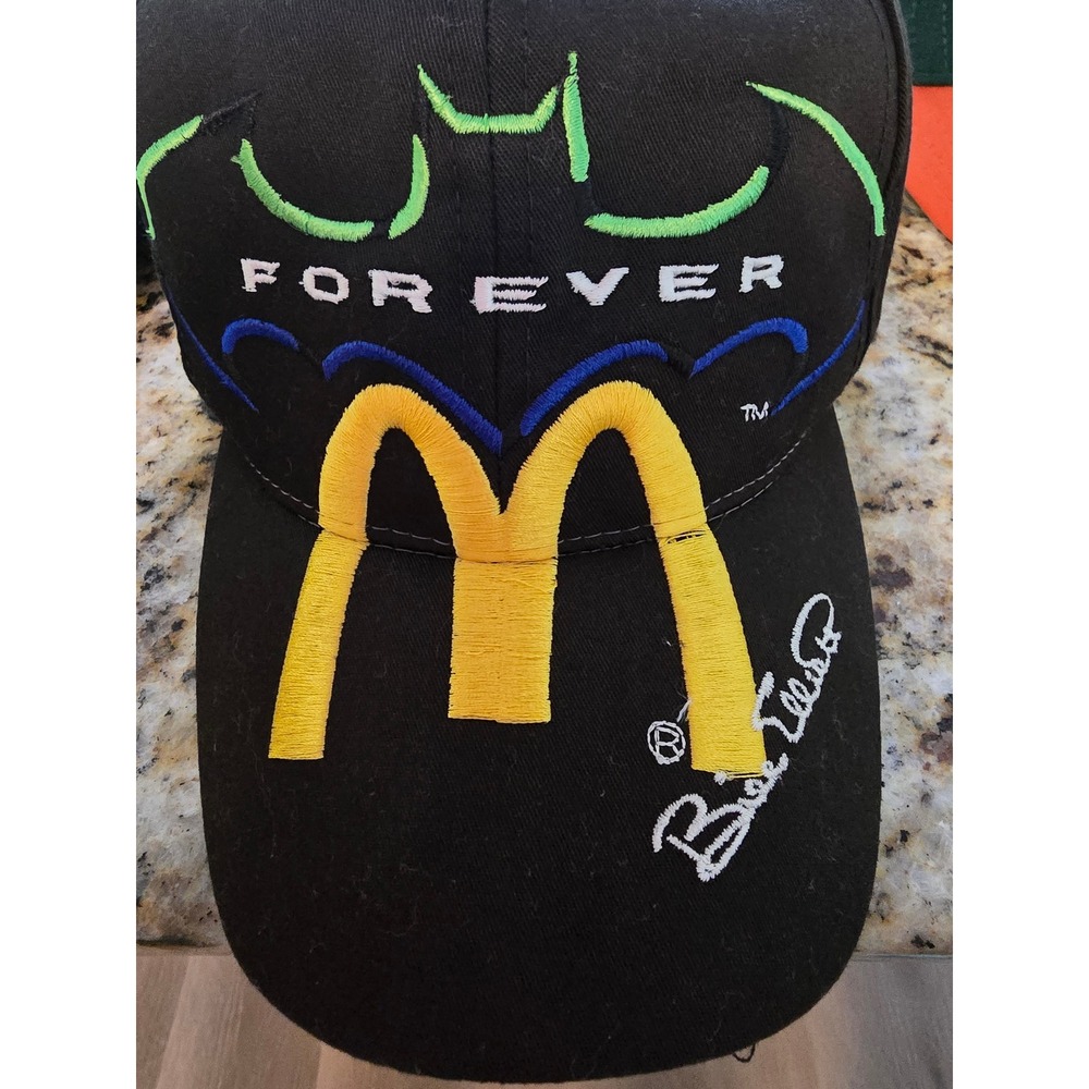 Vintage 1995 McDonald's Racing Team Batman Forever Bill Elliot‎ Hat